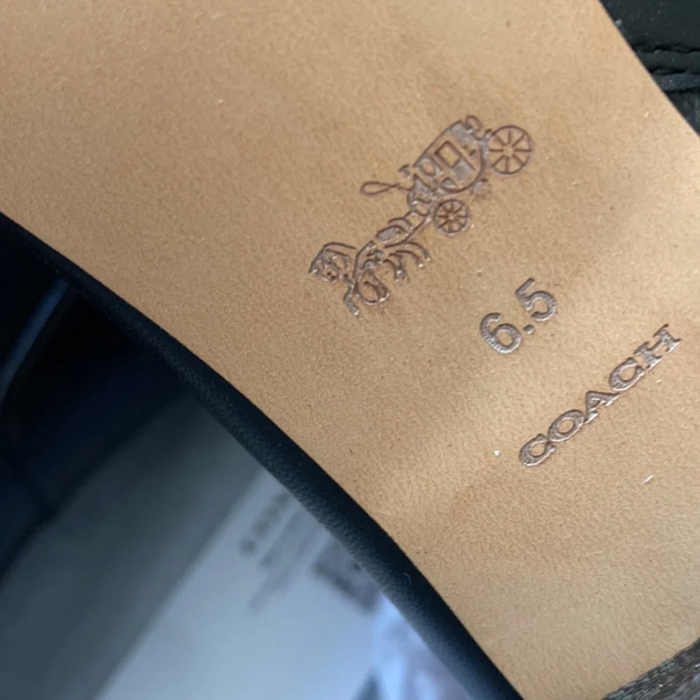 COACH signature booties 🖤 - Picture 4 of 6